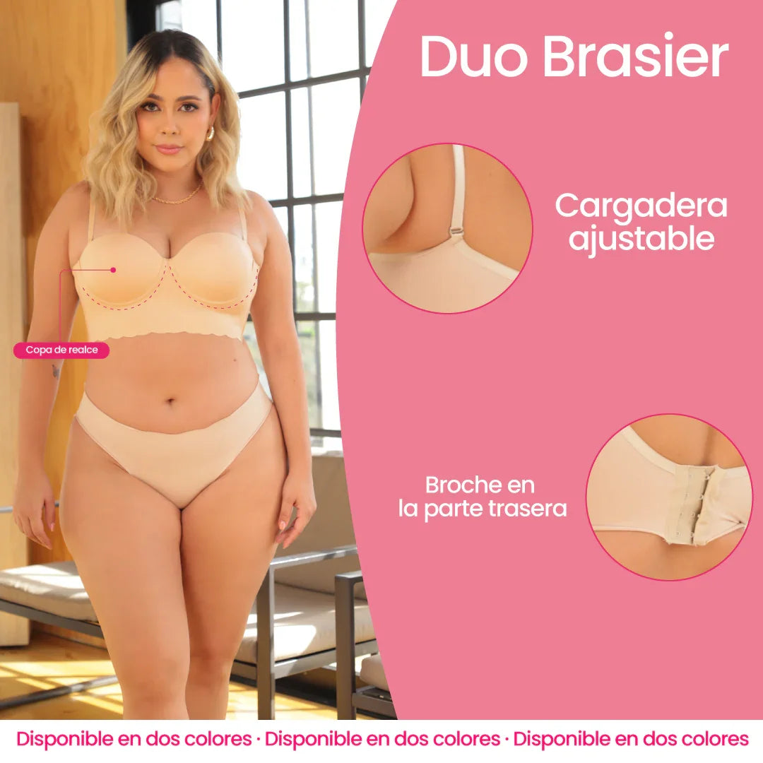 Brasier Strapless + Body Moldeador - Garden