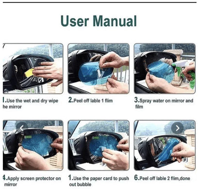Películas Antiempañante Espejos Retrovisor - Garden