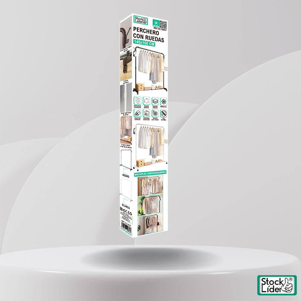 Perchero con ruedas