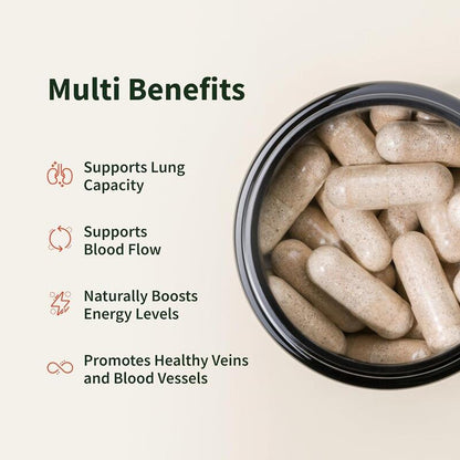 Suplemento Potenciador Natural de Energía y Rendimiento - Nitric Oxide Booster