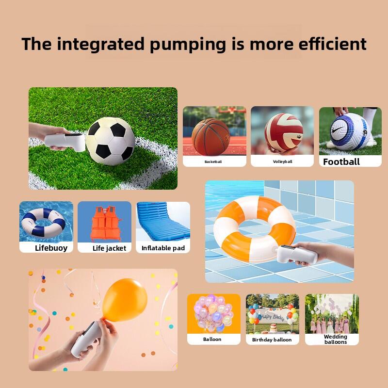 Mini Bomba de Vacío Eléctrica Inteligente Inalámbrica – Succión -62 kPa, Inflado 130 kPa, 3 Boquillas